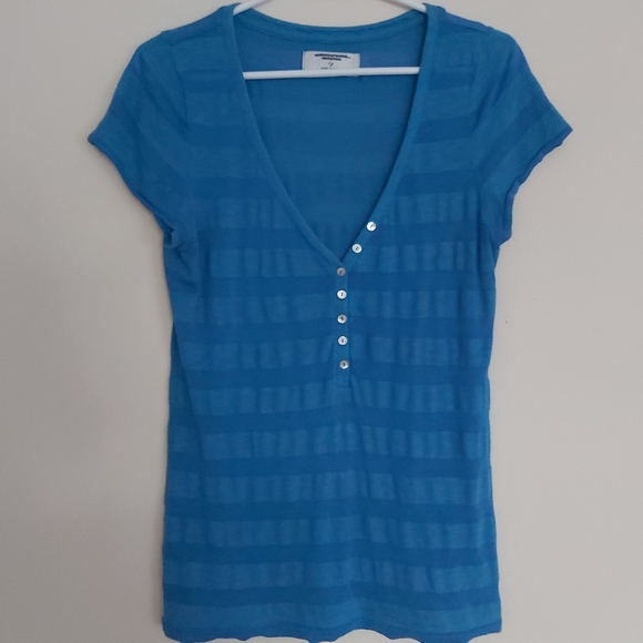 American Eagle striped Tshirt - Picture 1 of 2
